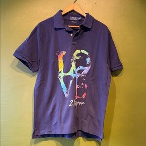 Polo by Ralph Lauren Multicolor Graphic Men's Polo